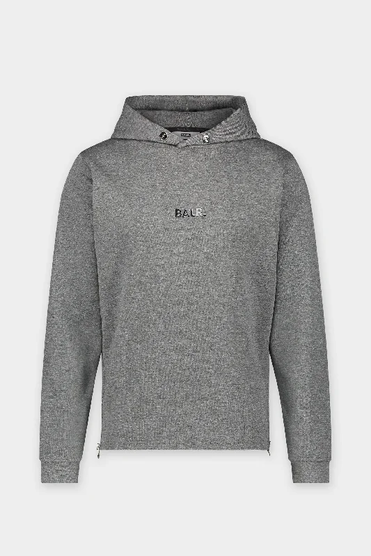 Q-Series Straight Classic Hoodie Dk Grey Heather