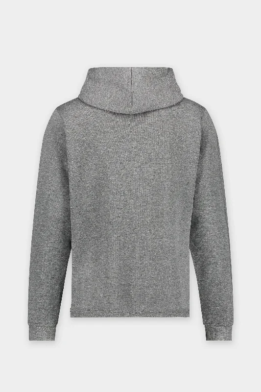 Q-Series Straight Classic Hoodie Dk Grey Heather