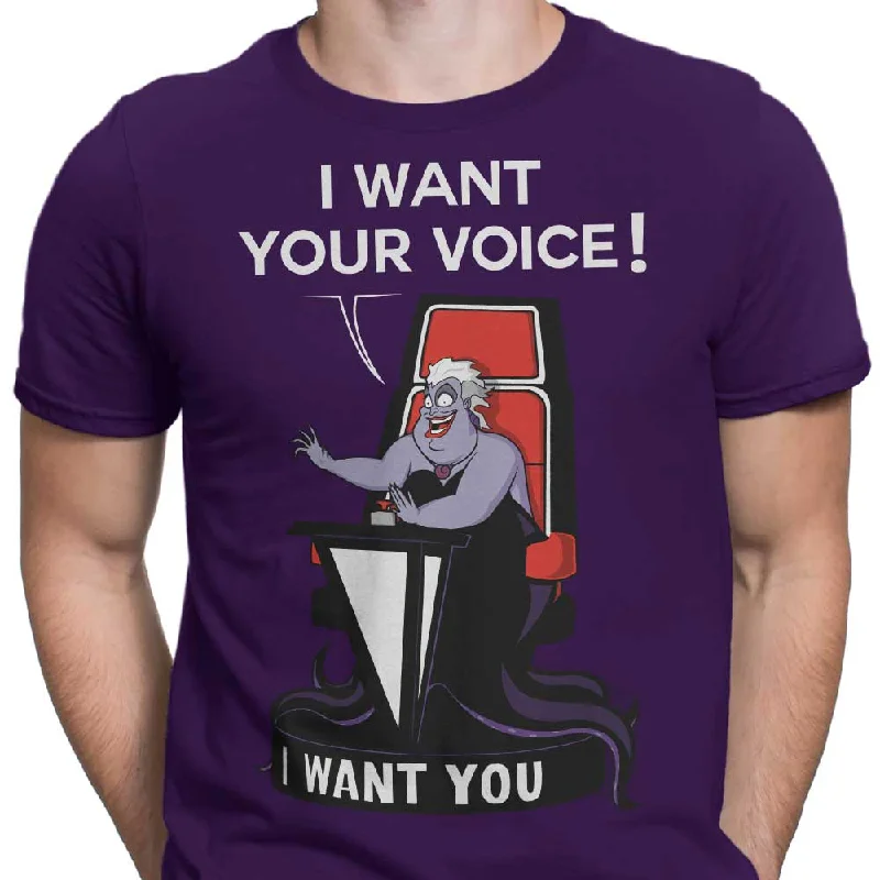 I Want Your Voice - Men's Apparel