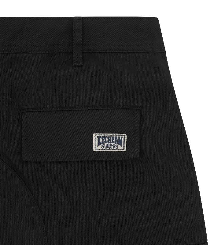 RUNNING DOG CARGO PANTS - BLACK