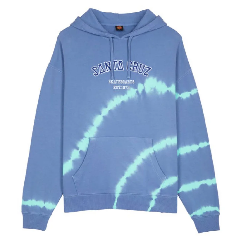 Santa Cruz - Collegiate Strip Hood - Hydra Blue (Tie Dye)