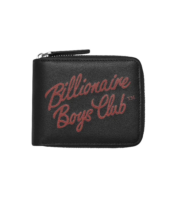 SCRIPT LOGO WALLET - BLACK