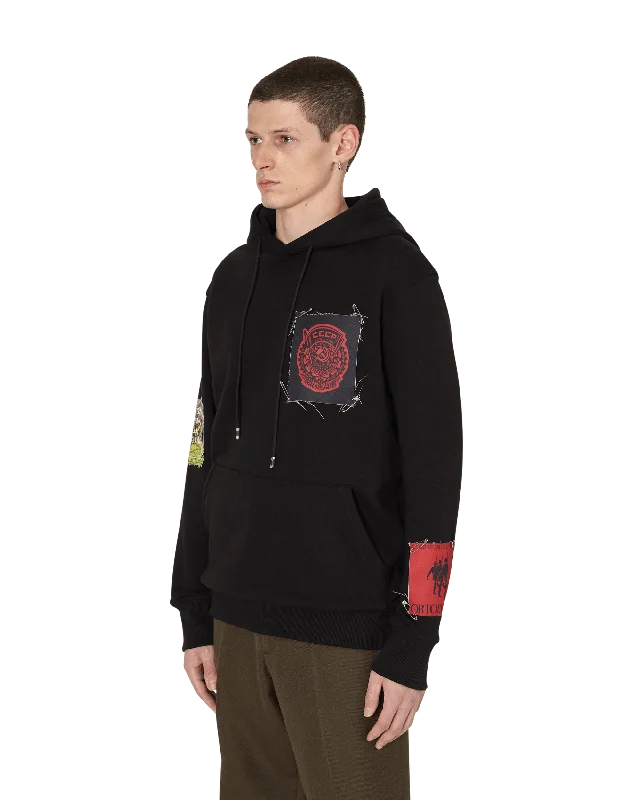 CCCP Fedeli alla Linea Hooded Sweatshirt Black