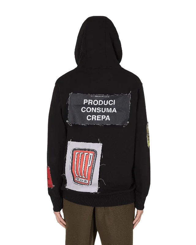 CCCP Fedeli alla Linea Hooded Sweatshirt Black