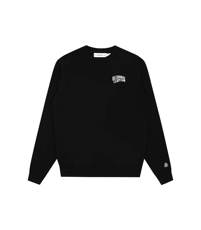 SMALL ARCH LOGO CREWNECK - BLACK