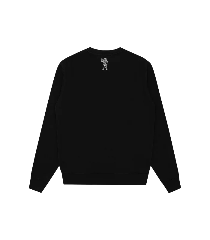 SMALL ARCH LOGO CREWNECK - BLACK