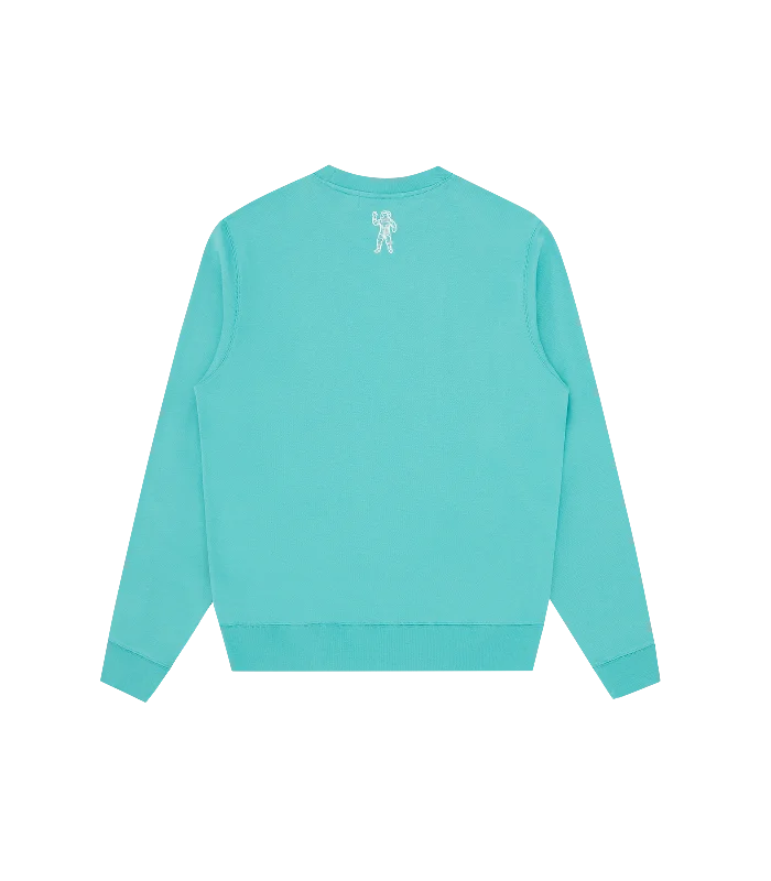 SMALL ARCH LOGO CREWNECK - TEAL