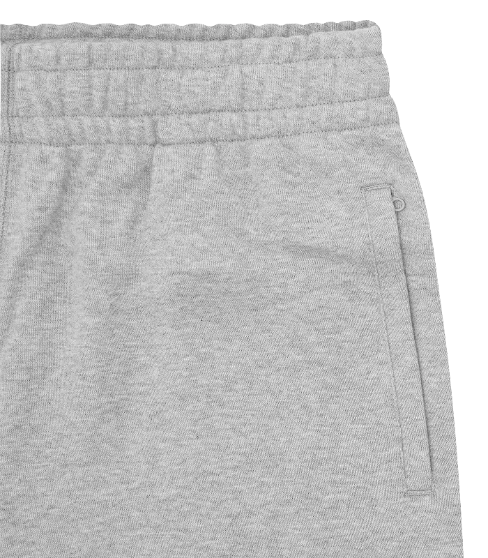 SMALL ARCH LOGO SHORTS - HEATHER GREY