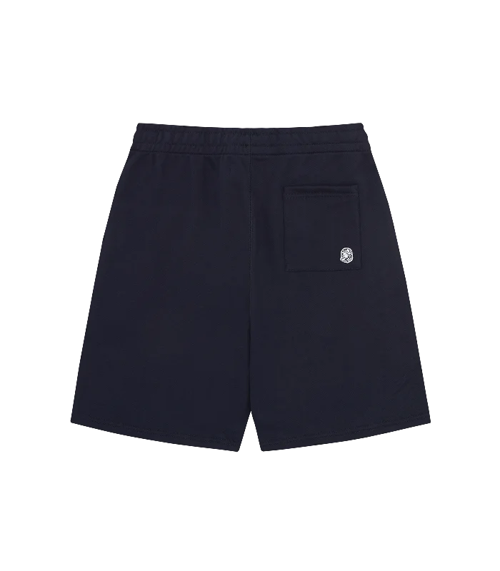 SMALL ARCH LOGO SHORTS - NAVY/WHITE LOGO