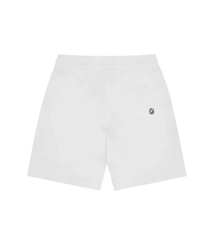 SMALL ARCH LOGO SHORTS - WHITE