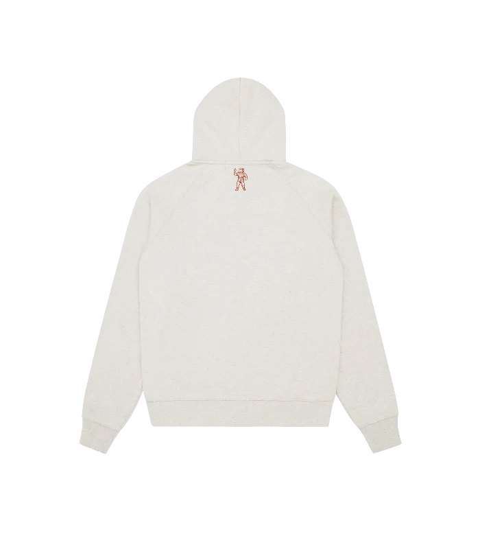 SMALL ARCH LOGO ZIP THROUGH HOOD - OAT