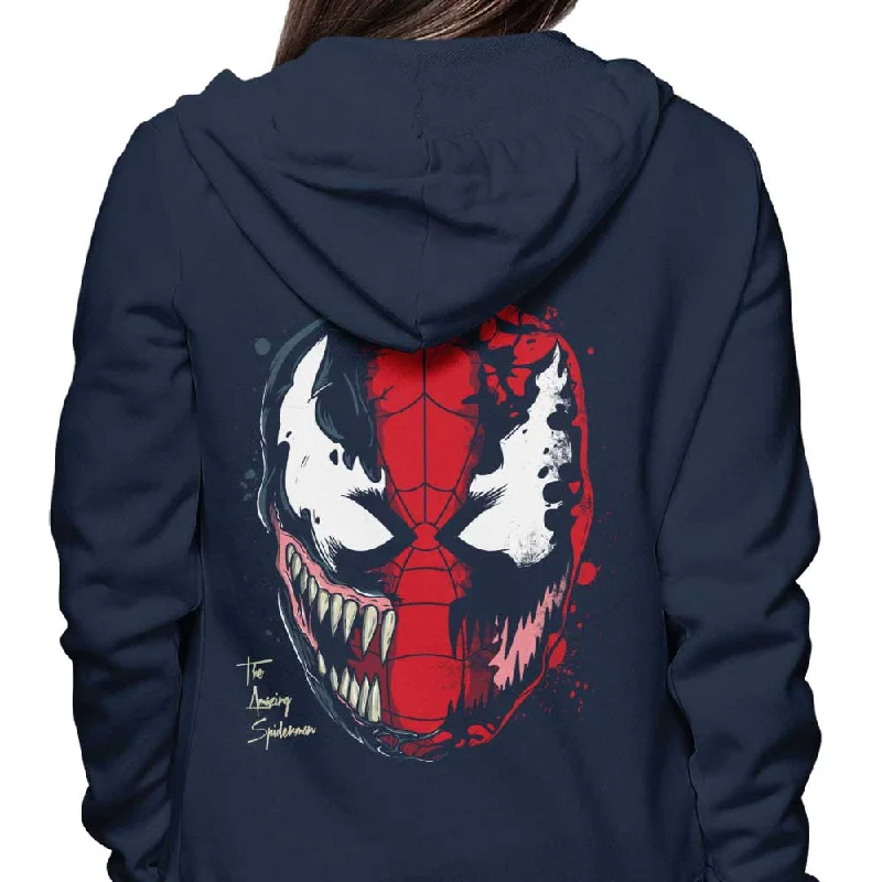 Zip Up Hoodie / Navy / S