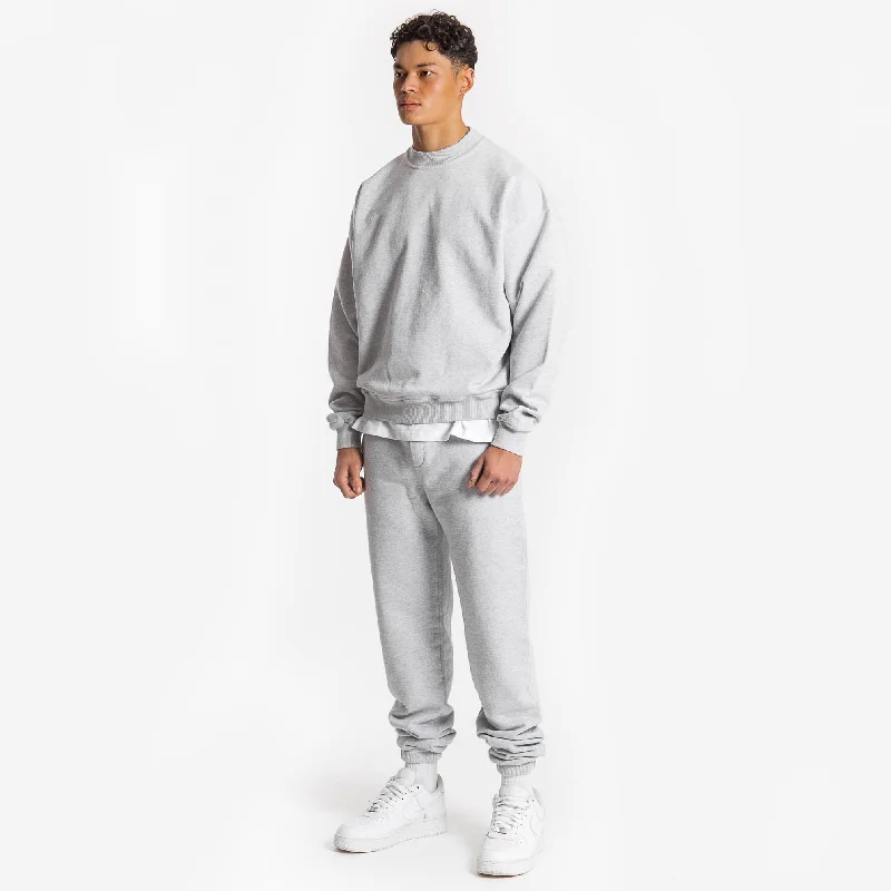 Sweatshirt - Light Marl Grey