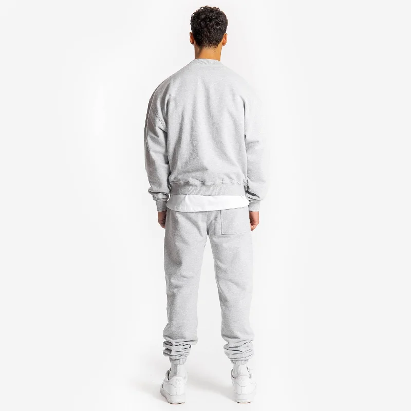 Sweatshirt - Light Marl Grey