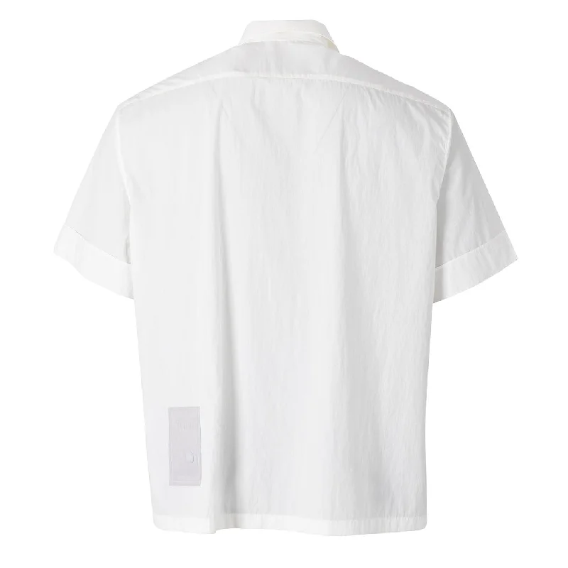 Ten C Camicia Manica Corta Shirt White Snow