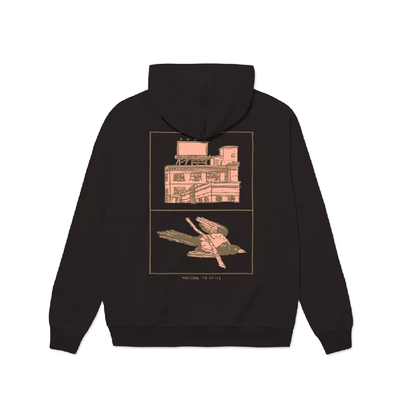 Waiting To Spill Hoodie - Black