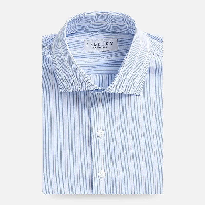 The Light Blue Clifton Stripe Custom Shirt