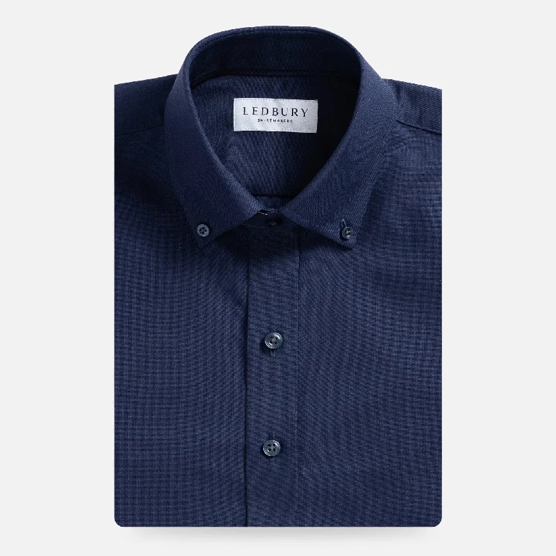 The Navy Mayfield Oxford Custom Shirt