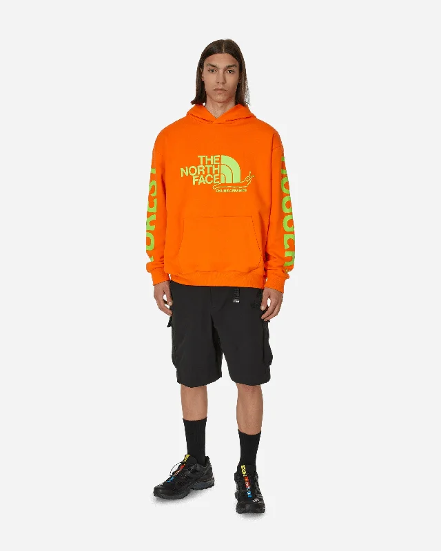 Online Ceramics Hooded Sweatshirt Red Orange