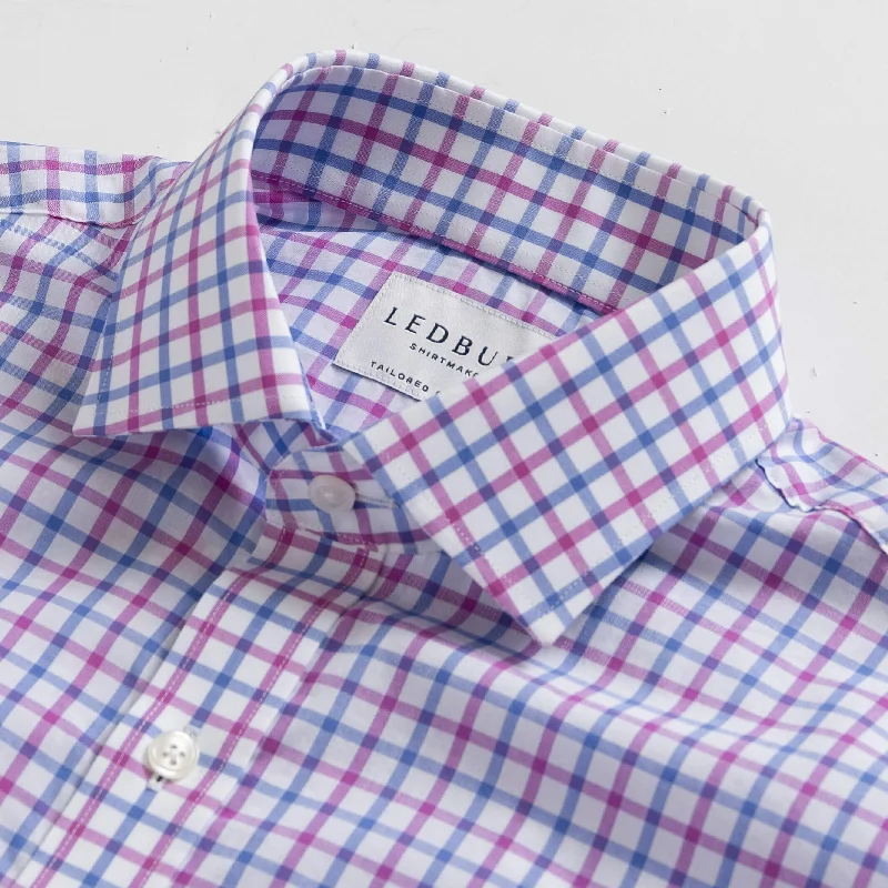 The Purple Hester Check Dress Shirt