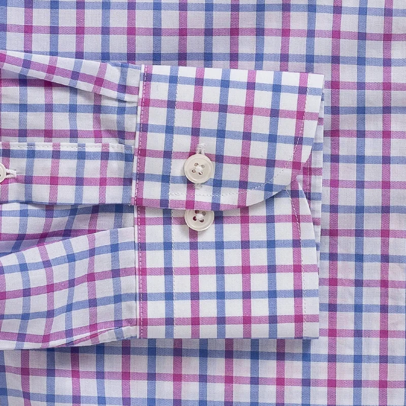 The Purple Hester Check Dress Shirt