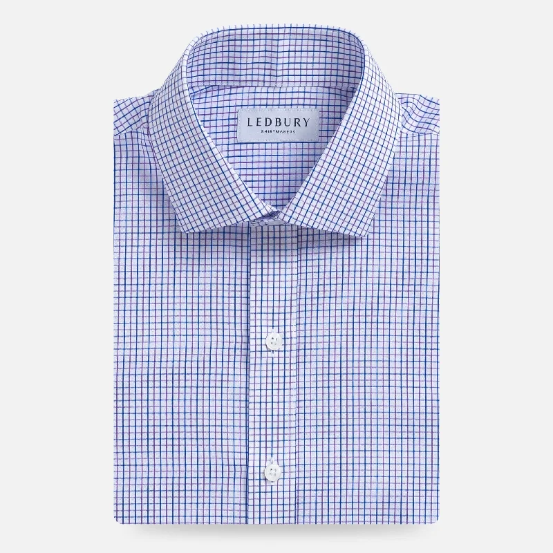 The Purple Hughes Check Custom Shirt