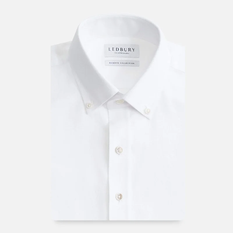 The White Besler Brushed Oxford Custom Shirt