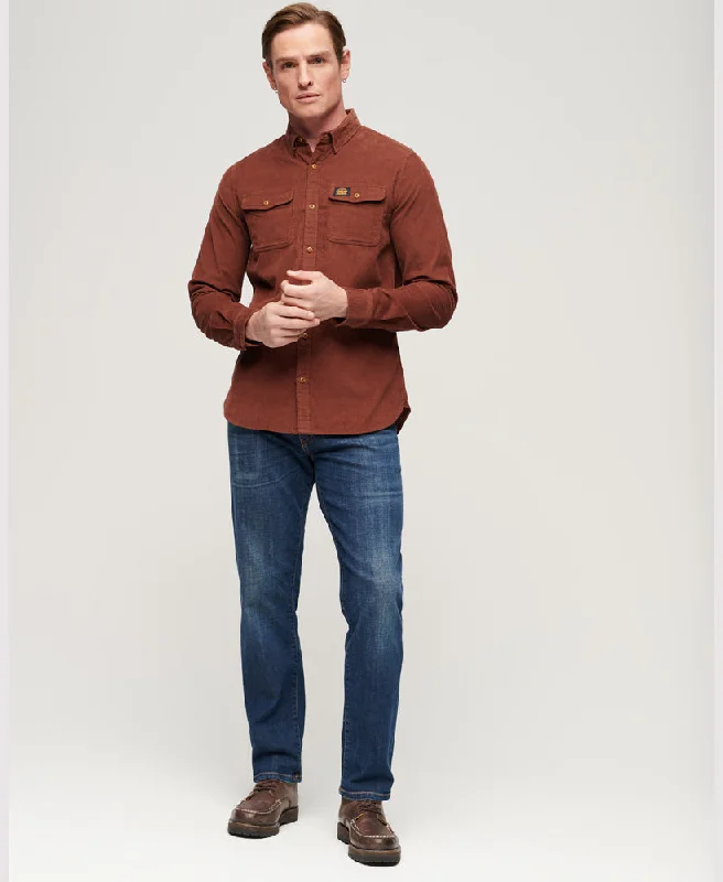 Trailsman Relaxed Fit Corduroy Shirt | Potting Soil Brown