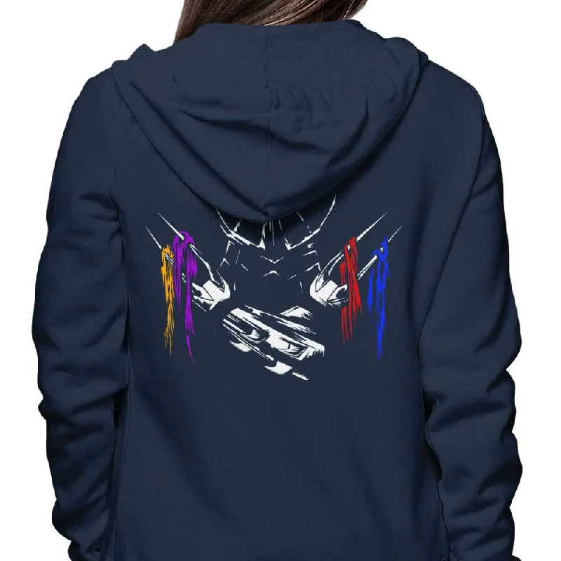 Zip Up Hoodie / Navy / S