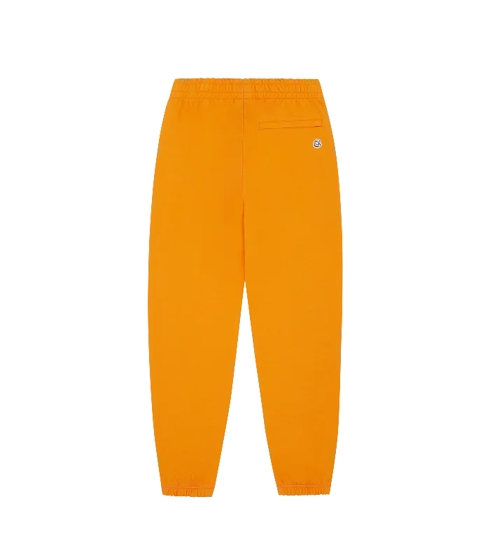 VARSITY LOGO SWEATPANTS - ORANGE