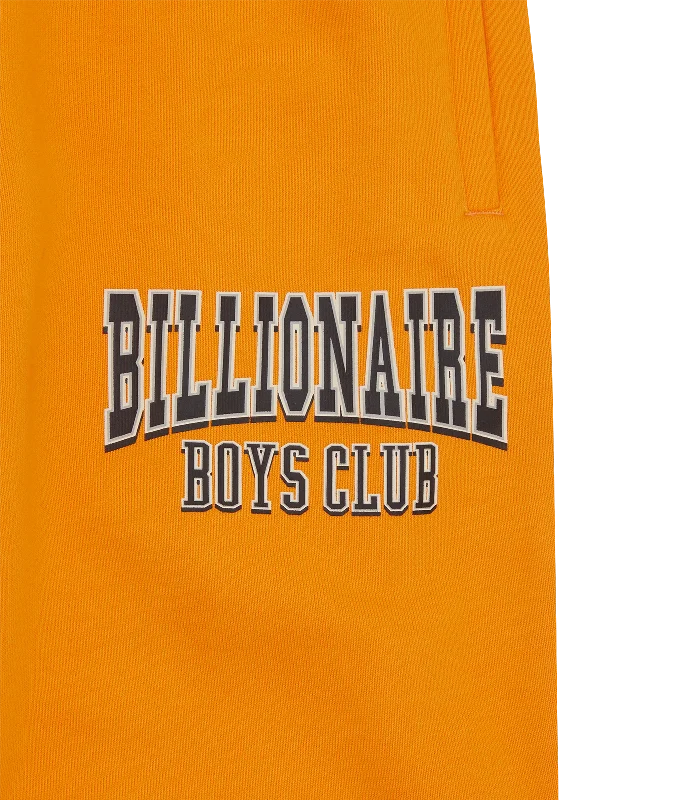 VARSITY LOGO SWEATPANTS - ORANGE