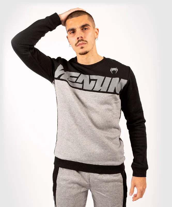 Venum Connect Crewneck Sweatshirt - Black/Dark heather Grey