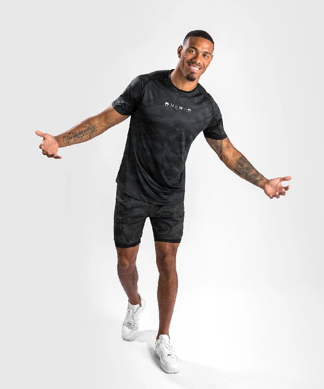 Venum Electron 3.0 Dry Tech  T-Shirt - Short Sleeves - Black