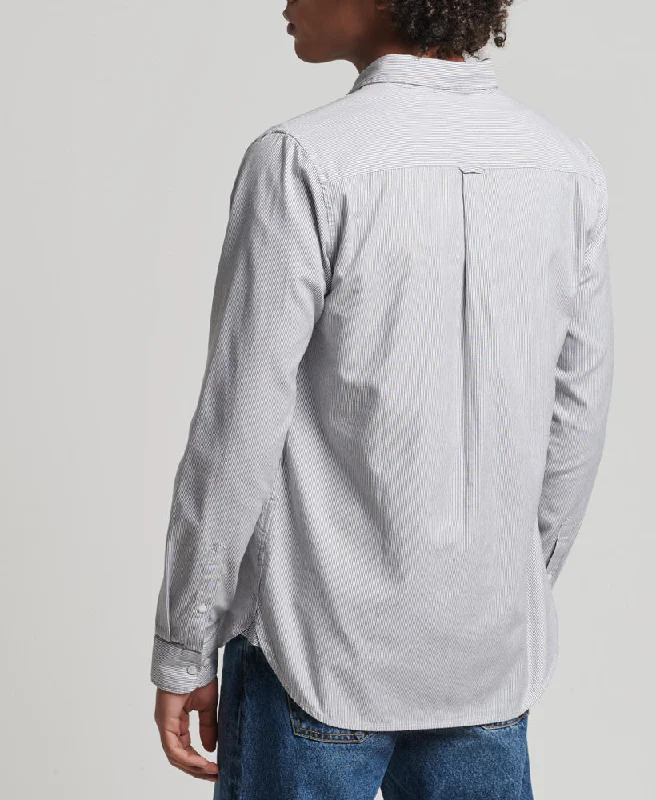 Vintage Oxford Shirt | Black Ticking Stripe