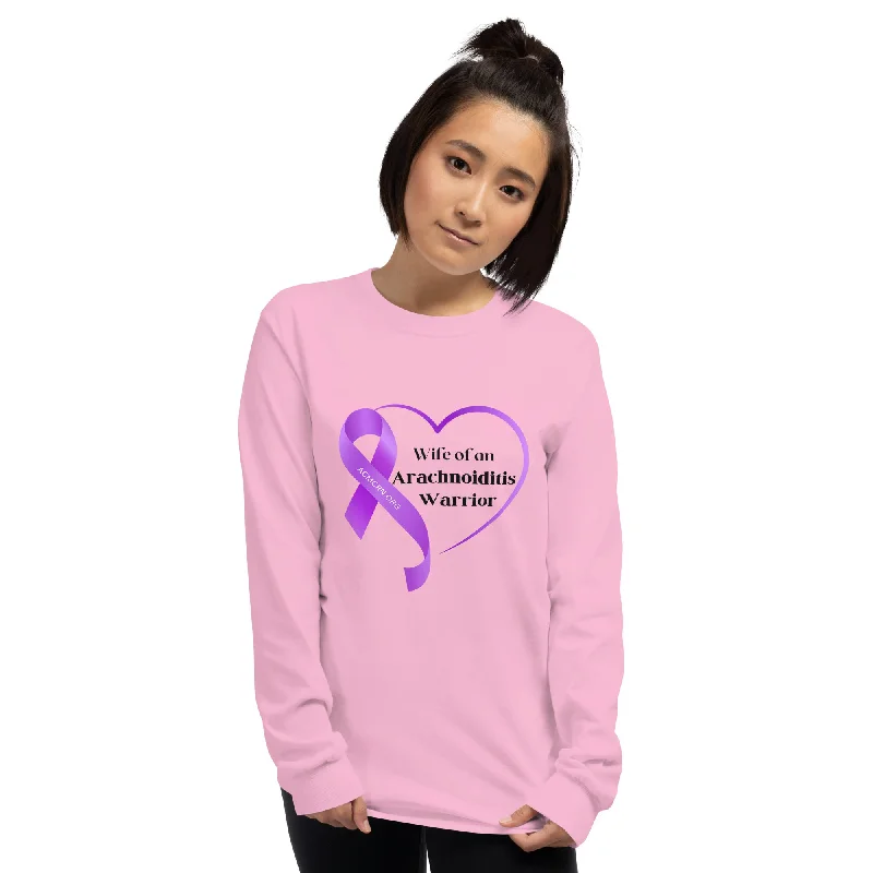 Wife of an Arachnoiditis Warrior Unisex Long Sleeve Tee