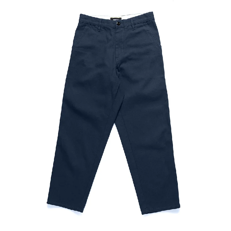 WORK CROPPED CHINO - NAVY