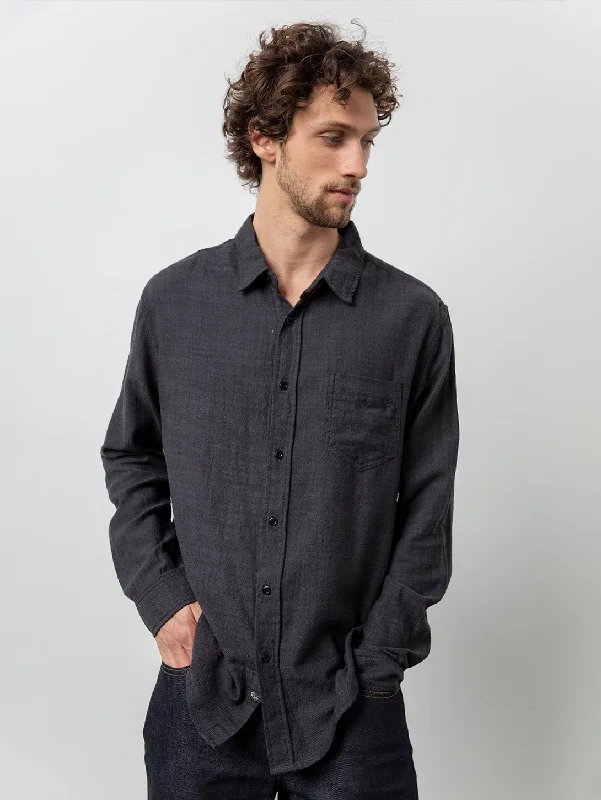 Wyatt Shirt - Black Chambray