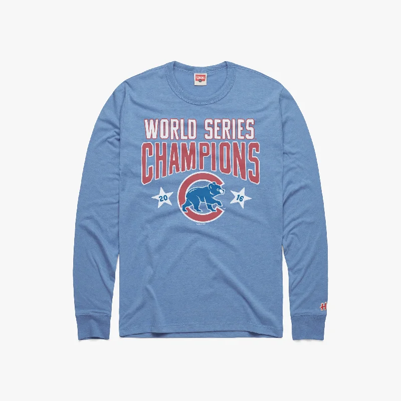 Cubs World Series Champs 2016 Long Sleeve Tee