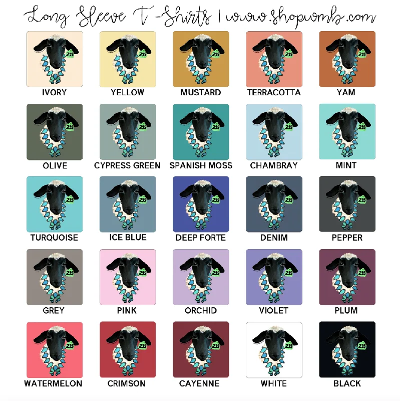 Lamb Squash LONG SLEEVE T-Shirt (S-3XL) - Multiple Colors!