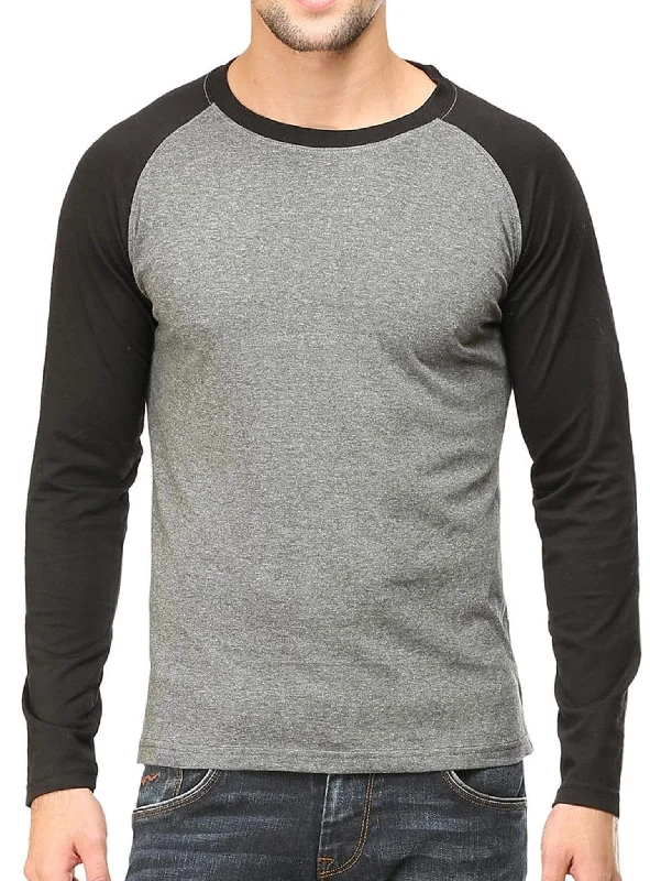 Men's Raglan Black Charcoal