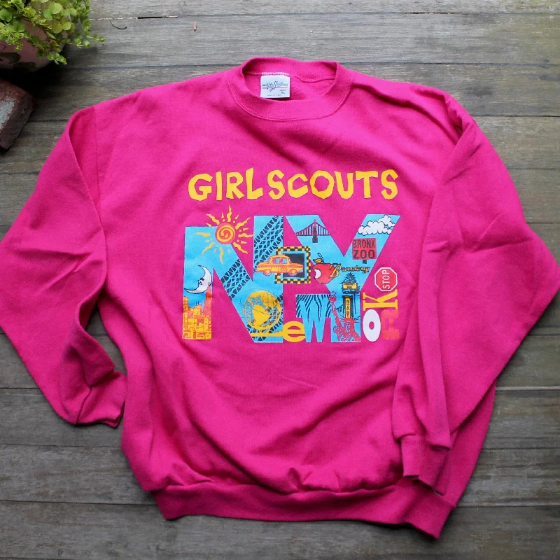 Retro New York City Girl Scout crewneck sweatshirt