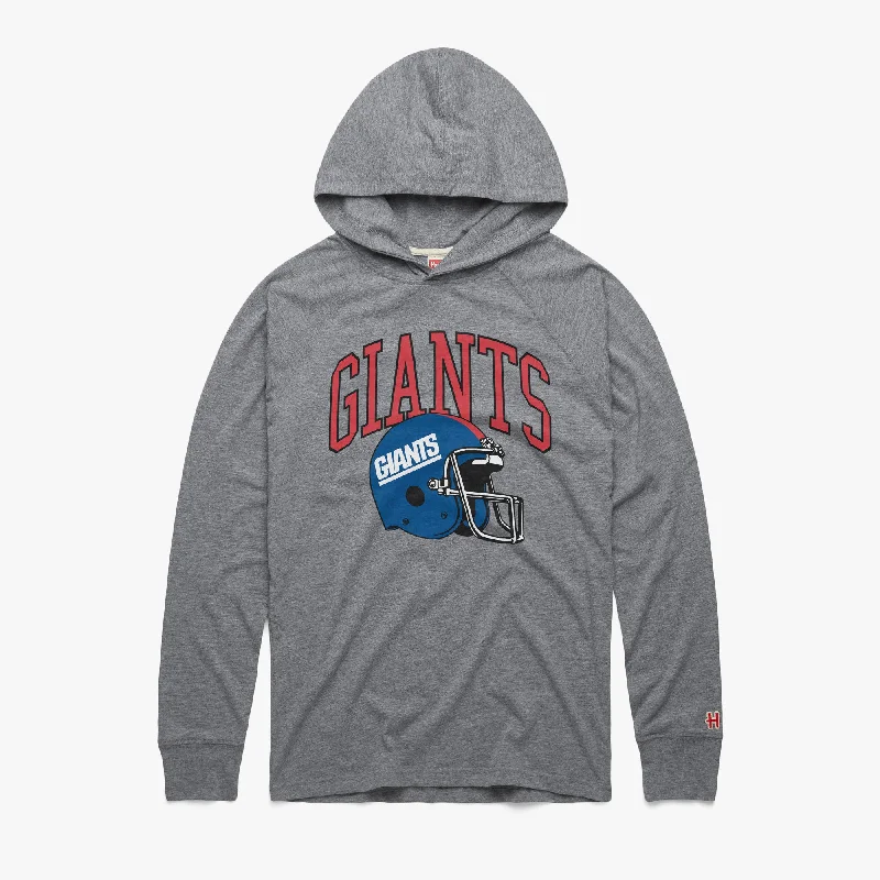 New York Giants Helmet Retro Lightweight Hoodie