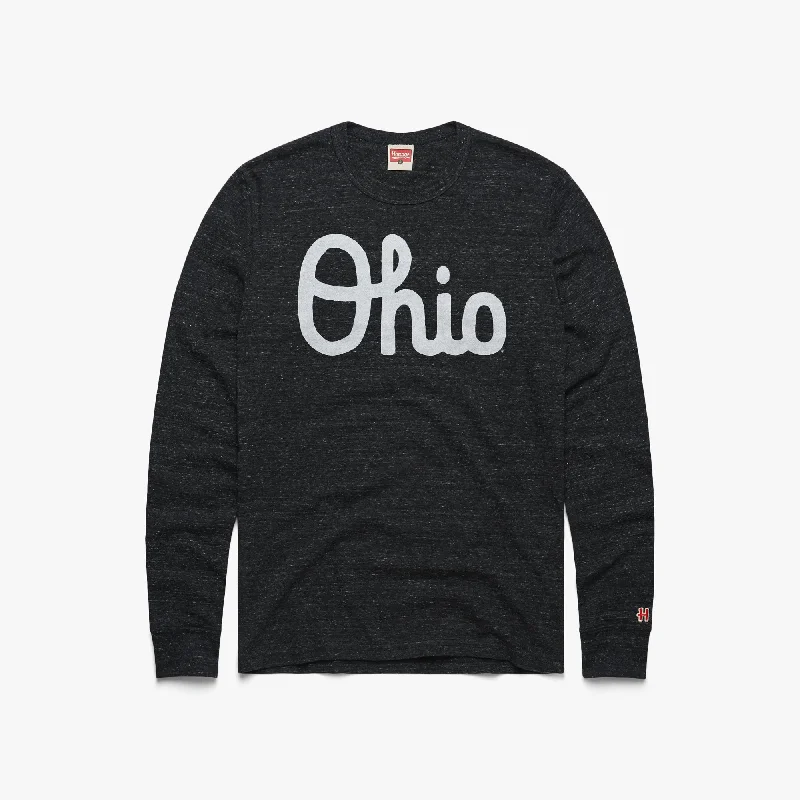 Script Ohio Long Sleeve Tee