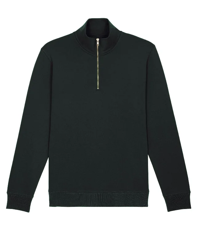 Stanley Trucker Quarter-Zip Sweatshirt | BLACK